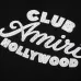 Amiri Club Hollywood Embroidered Zip‑Up Hoodie Jacket, Black #B67640