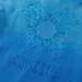 Amiri Gradient Washed Flower Embroidery Zip‑Up Hoodie Jacket, Blue&amp;Black #B67644