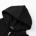Amiri Minimal Logo Print Zip‑Up Hoodie Jacket, Black #B67645