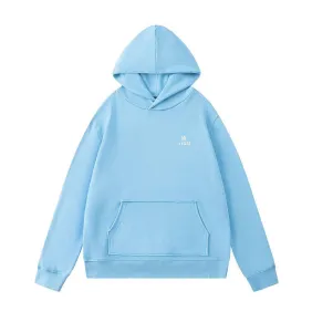 Amiri Small Logo Pullover Hoodie, Baby Blue &amp; Black #B67649