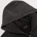 Balenciaga Dirac Equation Embroidered Zip‑Up Hoodie, Washed Black &amp; Red #B67629