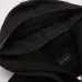 Balenciaga Logo Embroidered Distressed Zip‑Up Hoodie Jacket, Black #B67630