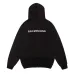 Balenciaga Logo Embroidered Distressed Zip‑Up Hoodie Jacket, Black #B67630