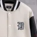 Balenciaga Runway Wool Leather Sleeve Varsity Jacket #B68986