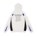 Balenciaga x NBA No.10 Zip‑Up Hoodie Jacket, Black &amp; White #B67628