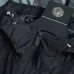 Burberry Blue Embroidered Logo Hooded Windbreaker Jacket, Black #B68291