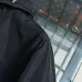 Burberry Blue Embroidered Logo Hooded Windbreaker Jacket, Black #B68291