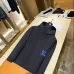 Burberry Blue Embroidered Logo Hooded Windbreaker Jacket, Black #B68291