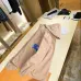 Burberry Blue Embroidered Logo Hooded Windbreaker Jacket, Khaki #B68290