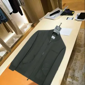 Burberry Embroidered Logo Bomber Jacket, Army Green #B68293 Burberry Embroidered Logo Bomber Jacket, Army Green #B68293
