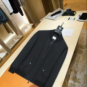 Burberry Embroidered Logo Bomber Jacket, Black #B68294 Burberry Embroidered Logo Bomber Jacket, Black #B68294