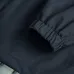 Burberry Knight Print Hooded Windbreaker Jacket, Black #B68297