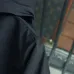 Burberry Knight Print Hooded Windbreaker Jacket, Black #B68297