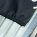 Burberry Letter Print Hooded Windbreaker Jacket, Black #B68295