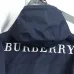 Burberry Letter Print Hooded Windbreaker Jacket, Navy Blue #B68298