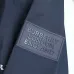 Burberry Letter Print Hooded Windbreaker Jacket, Navy Blue #B68298
