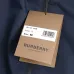 Burberry Letter Print Hooded Windbreaker Jacket, Navy Blue #B68298