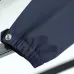 Burberry Letter Print Hooded Windbreaker Jacket, Navy Blue #B68298