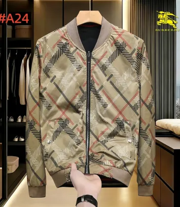 Burberry Men’s Collared Zip‑Up Jacket #B67685 Burberry Men’s Collared Zip‑Up Jacket #B67685