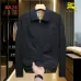 Burberry Men’s Collared Zip‑Up Jacket, Vintage Check &amp; Solid Black #B67684