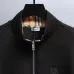 Burberry Stand Collar Full Zip Sweat Jacket With Embroidered Logo, Black #B69218