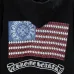 Chrome Hearts American Flag Cross Graphic Full Zip‑Up Hoodie Jacket, Black #B67635