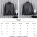 Chrome Hearts Black Faux Leather Heavy Embroidery Varsity Jacket #B68985