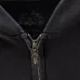 Chrome Hearts Full Zip Hooded Jacket With Cross Print On Sleeves, Vintage Black #B69219