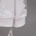 Chrome Hearts Horseshoe Floral Print Full Zip‑Up Hoodie Jacket, Black &amp; White #B67634