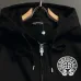 Chrome Hearts Horseshoe Logo Zip‑Up Hoodie Streetwear Jacket Black #B67654