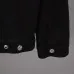 Chrome Hearts Multicolor Cross Patch Sherpa Collar Denim Jacket Black #B67653