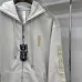 Chrome Hearts Zip Hoodie Golden Cross Back Print, Off White &amp; Black #B68587