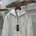 Chrome Hearts Zip Hoodie Golden Cross Back Print, Off White &amp; Black #B68587