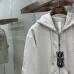 Chrome Hearts Zip Hoodie Golden Cross Back Print, Off White &amp; Black #B68587