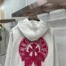 Chrome Hearts Zip Hoodie Red &amp; Yellow Cross Print Front &amp; Back, Multi Colors #B68592