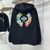 Chrome Hearts Zip Up Hoodie Colorful Circular Print, Off White &amp; Black #B68590