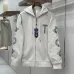 Chrome Hearts Zip Up Hoodie Scroll Print On Sleeves, Off White &amp; Black #B68588
