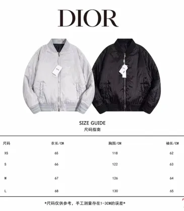 Dior Jacquard Padded Bomber Jacket, Light Grey and Black #B68839 Dior Jacquard Padded Bomber Jacket, Light Grey and Black #B68839