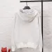 Dior Reversible Oblique Logo Zip Up Hoodie, White and Grey Monogram #B68850