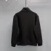 Fendi Full Zip Stand Collar Sweat Jacket With Yellow Eyes Logo, Black #B69216