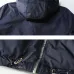 Fendi Men’s Reversible FF‑Print Hooded Jacket, Navy Blue #B67689