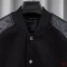 Givenchy Runway Black Wool Leather Sleeve Varsity Jacket #B68993