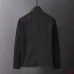 Gucci 2026 Fall‑Winter GG Jacquard Stand‑Collar Jacket, Black #B68002
