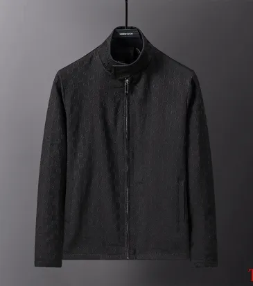 Brand G 2026 Fall‑Winter GG Jacquard Stand‑Collar Jacket, Black #B68002 Brand G 2026 Fall‑Winter GG Jacquard Stand‑Collar Jacket, Black #B68002