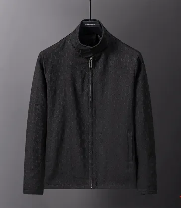 Gucci 2026 Fall‑Winter GG Jacquard Stand‑Collar Jacket, Black #B68002