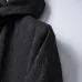 Gucci 2026 Fall‑Winter GG Jacquard Zip‑Up Hooded Jacket, Black #B68000