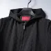 Gucci 2026 Fall‑Winter GG Jacquard Zip‑Up Hooded Jacket, Black #B68000