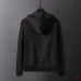 Gucci 2026 Fall‑Winter GG Jacquard Zip‑Up Hooded Jacket, Black #B68000