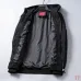 Gucci 2026 Fall‑Winter GG Jacquard Zip‑Up Hooded Jacket, Black #B68000