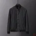 Gucci GG Monogram Baseball-Collar Jacket, Black, Navy Blue #B68003